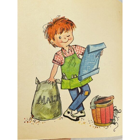 The House That Jack Built Tell-A-Tale Book 1961 Paperback Book Merrigold Press - Picture 4 of 7